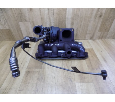 Выпускной коллектор с турбиной, 2.0 TDCI, Ford Mondeo 3, 4S7Q6K682EJ, N7BA