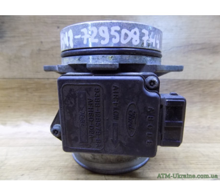ДМРВ - датчик массового расхода воздуха, расходомер, Ford Mondeo-1, Mk-1, Ford Mondeo-2, Mk-2, 93BB12B579BA