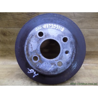 Диск тормозной задний, Opel Astra G, 24432189