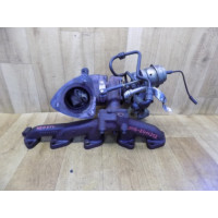 Выпускной коллектор, турбина, 2.0 DI, x20dtl, Opel Vectra B, 90500926, 90531518